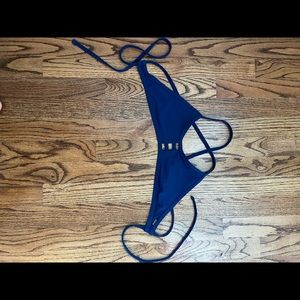 Jolyn size S navy bathing suit bikini top